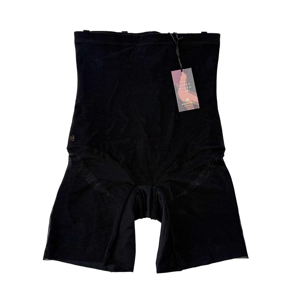 HONEYLOVE Superpower Shorts 1X NWT Black Shapewear Sculpting Compression